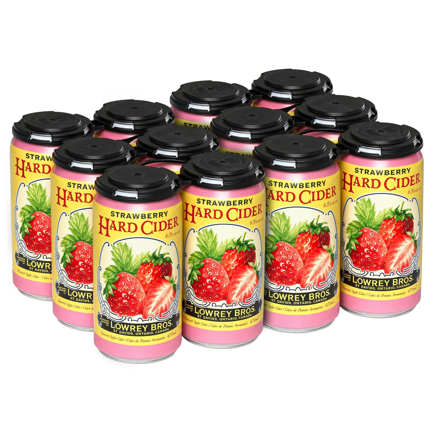 Lowrey Bros. Strawberry Cider- 12 Pack