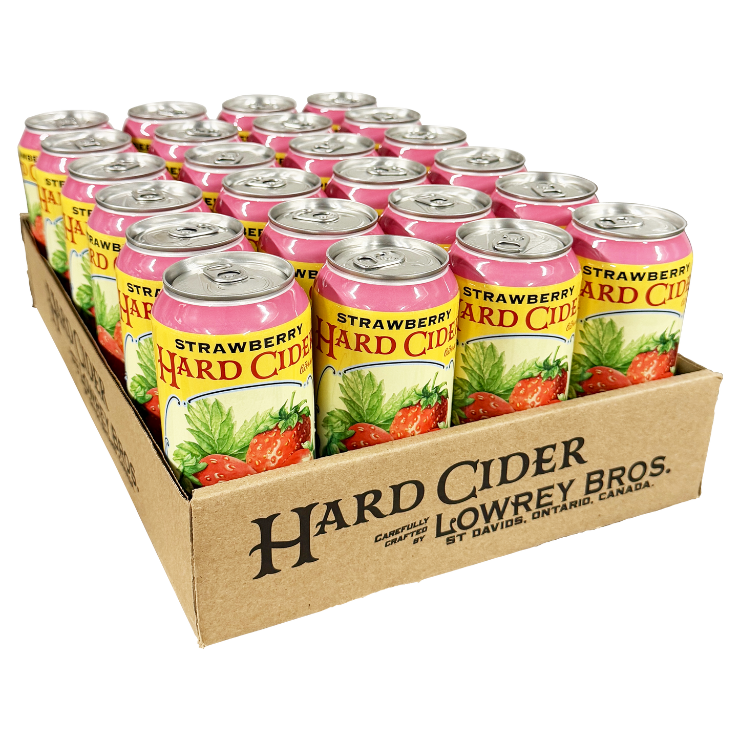 Lowrey Bros. Strawberry Cider - 24 Pack