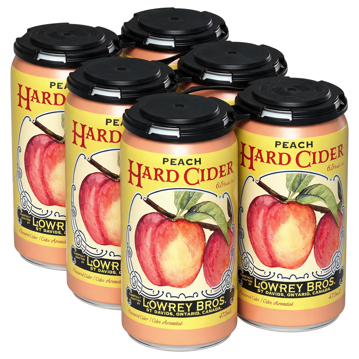 Lowrey Bros. Peach Cider- 6 Pack
