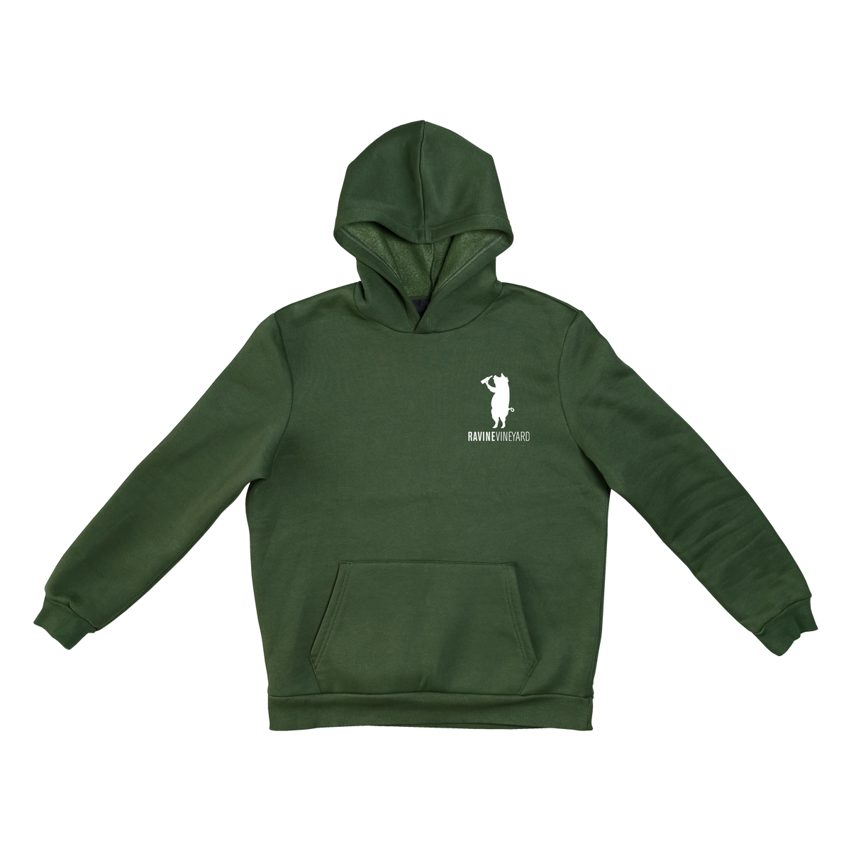 Drinking Pig Hoodie - Green
