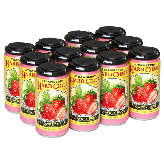 Lowrey Bros. Strawberry Cider - 12 Pack