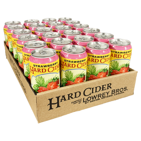 Lowrey Bros. Strawberry Cider - 24 Pack