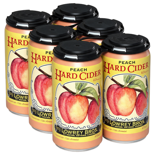 Lowrey Bros. Peach Cider- 6 Pack