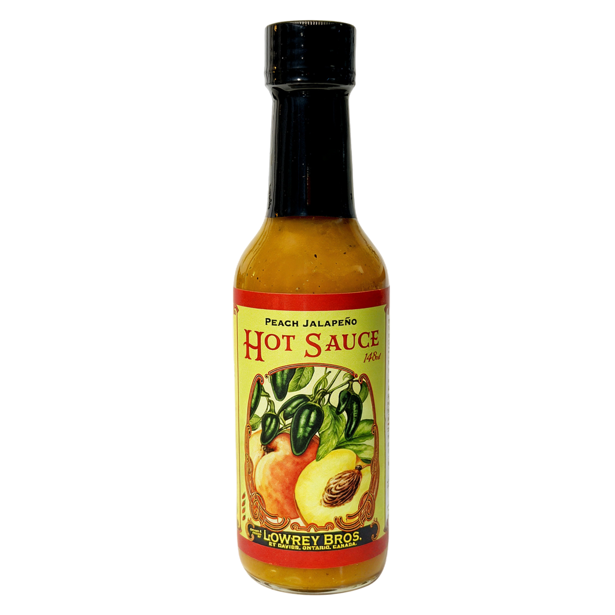 Lowrey Bros. Hot Sauce - Peach Jalapeños
