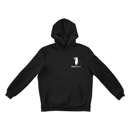 Drinking Pig Hoodie - Black