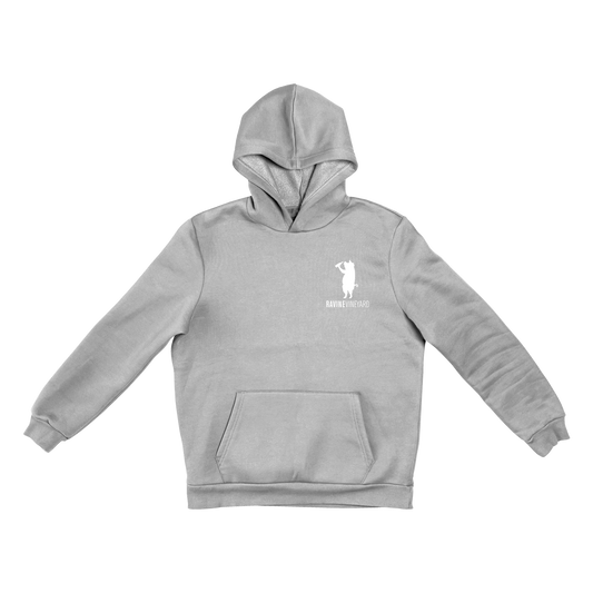 Drinking Pig Hoodie - Grey